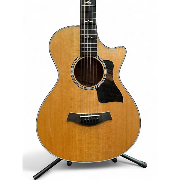 Used Taylor 612CE 12 FRET Natural Acoustic Electric Guitar