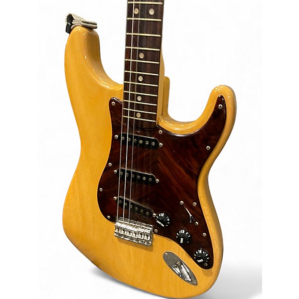 Used 1976 Fender Stratocaster Natural Solid Body Electric Guitar