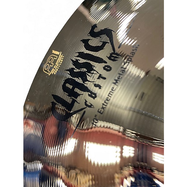 Used MEINL 10in CLASSICS CUSTOM EXTREME METAL SPLASH Cymbal
