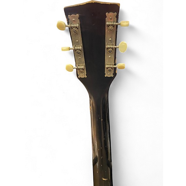 Vintage 1950s Kay Value Leader Tobacco Sunburst Solid Body Electric Guitar