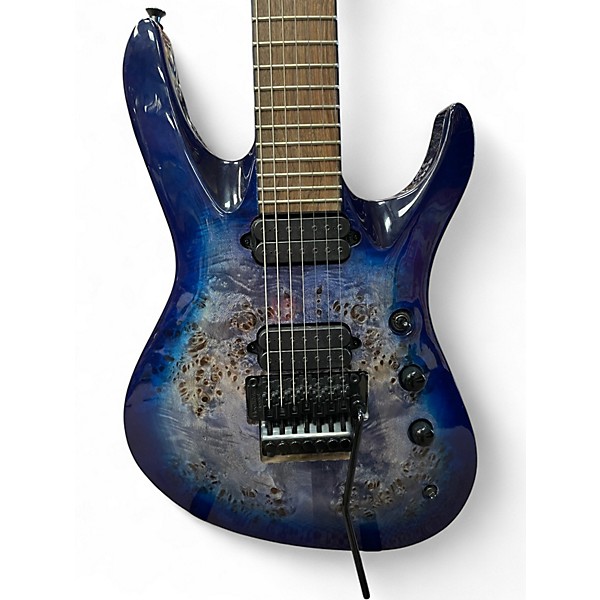 Used Jackson Chris Broderick Soloist 7 String TRANSPARANT BLUE Solid Body Electric Guitar