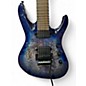 Used Jackson Chris Broderick Soloist 7 String TRANSPARANT BLUE Solid Body Electric Guitar