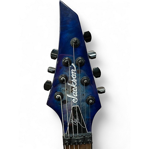 Used Jackson Chris Broderick Soloist 7 String TRANSPARANT BLUE Solid Body Electric Guitar