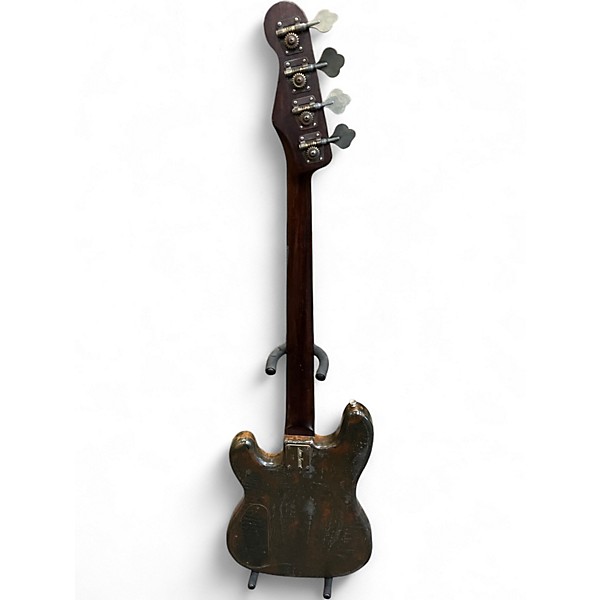 Used Trussart steelcaster custom bass aged metal Electric Bass Guitar