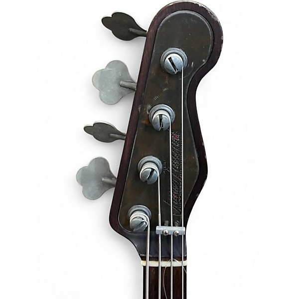 Used Trussart steelcaster custom bass aged metal Electric Bass Guitar