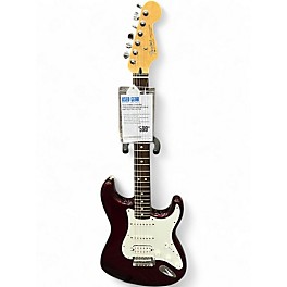 Used Fender Standard Stratocaster Wine Red Solid Body Electric Guitar