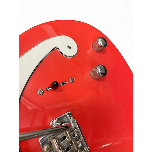 Used D'Angelico Premier Series SH SALMON Hollow Body Electric Guitar