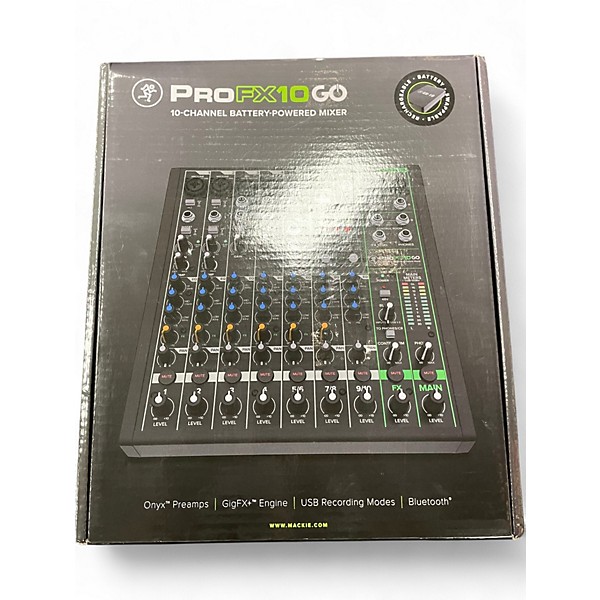 Used Mackie FX10 GO  Powered Mixer