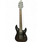 Used Schecter Guitar Research Stealth C-7 Black Solid Body Electric Guitar thumbnail