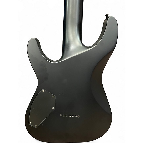 Used Schecter Guitar Research Stealth C-7 Black Solid Body Electric Guitar