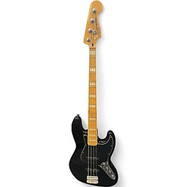 Used Squier Classic Vibe 70s Jazz Bass Black Electric Bass Guitar