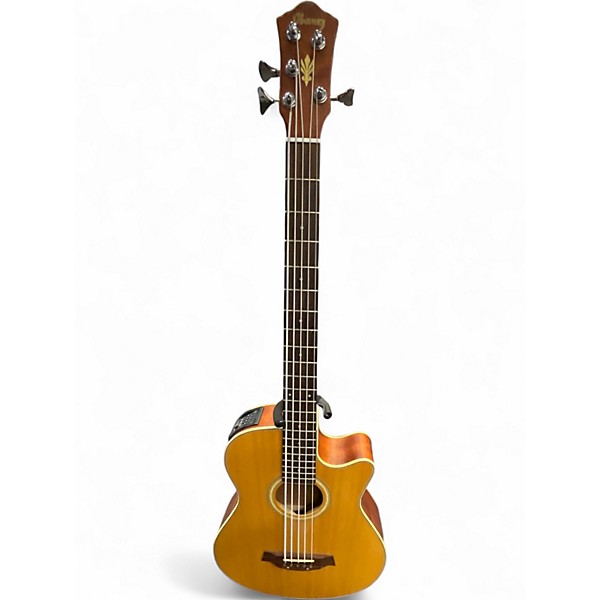 Used Ibanez AEB305 Natural Acoustic Bass Guitar