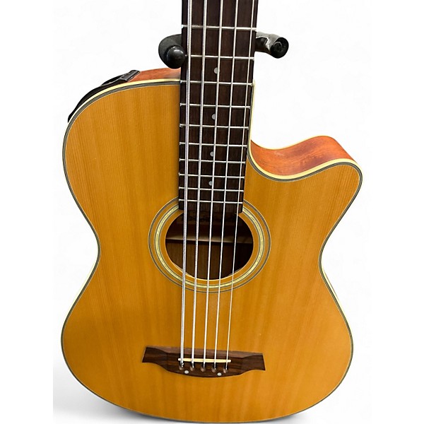 Used Ibanez AEB305 Natural Acoustic Bass Guitar