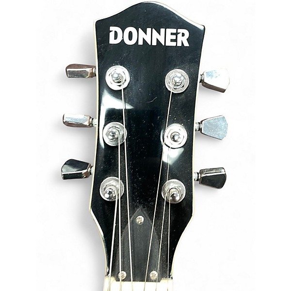 Used Donner DLP124 BLACK Solid Body Electric Guitar