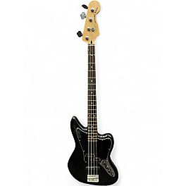 Used Squier Vintage Modified Jaguar Bass Black Electric Bass Guitar