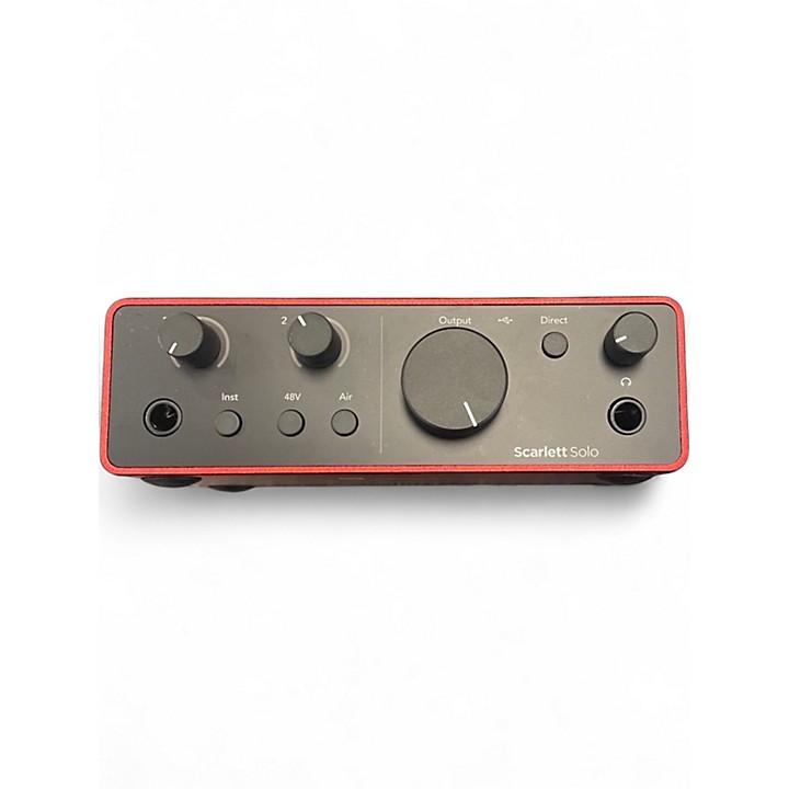Used Focusrite Scarlett Solo Gen 4 Audio Interface | Guitar
