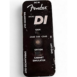 Used Fender Micro DI Effect Pedal