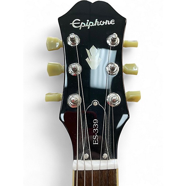 Used Epiphone ES339 Cherry Hollow Body Electric Guitar