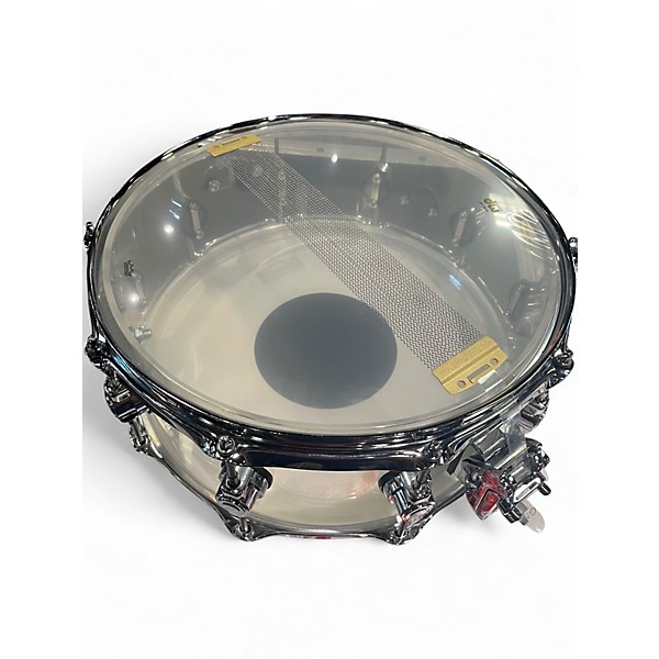 Used DW 6X14 Design Series Acrylic Snare Clear Drum