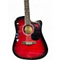 Used Ventura v12 RED BURST Acoustic Electric Guitar