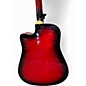 Used Ventura v12 RED BURST Acoustic Electric Guitar
