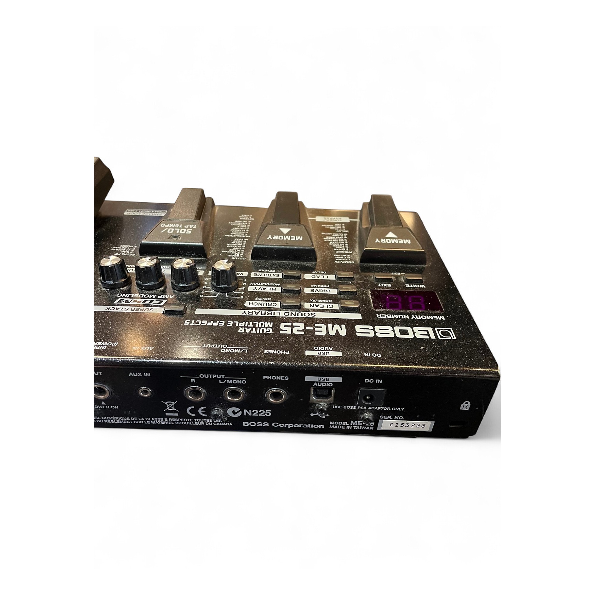 ギター boss me25 BOSS ME-25 Guitar Multiple Effects Pedal Multi-Effector W