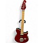Used Ernie Ball Music Man Axis Trans Red Solid Body Electric Guitar thumbnail