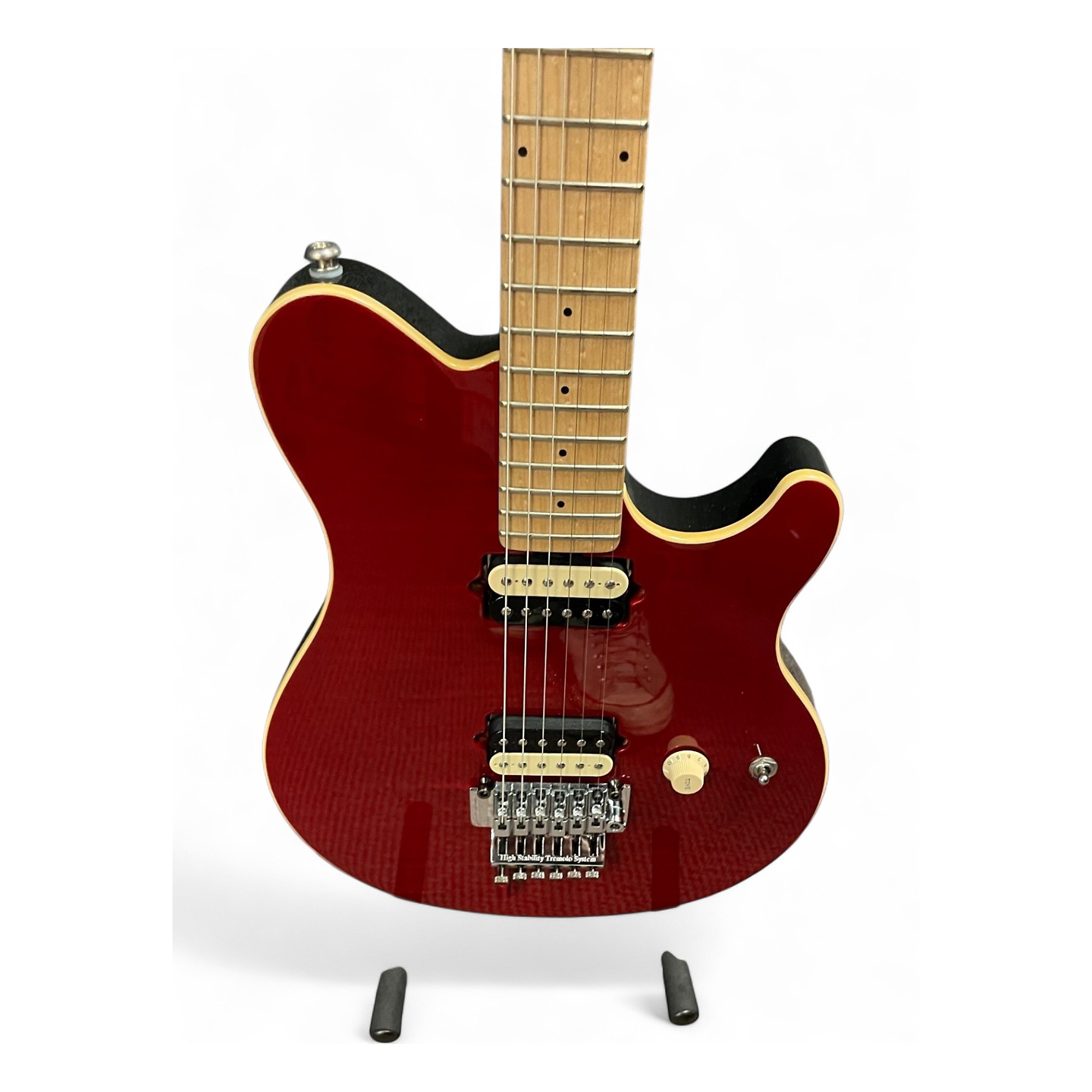 Used Ernie Ball Music Man Axis Trans Red Solid Body Electric