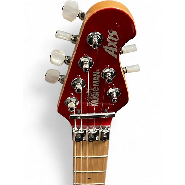 Used Ernie Ball Music Man Axis Trans Red Solid Body Electric