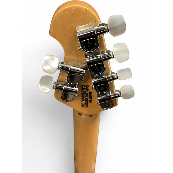 Used Ernie Ball Music Man Axis Trans Red Solid Body Electric Guitar