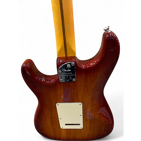 Used Fender AMERICAN PROFESSONAL II Sienna Sunburst Solid Body Electric Guitar
