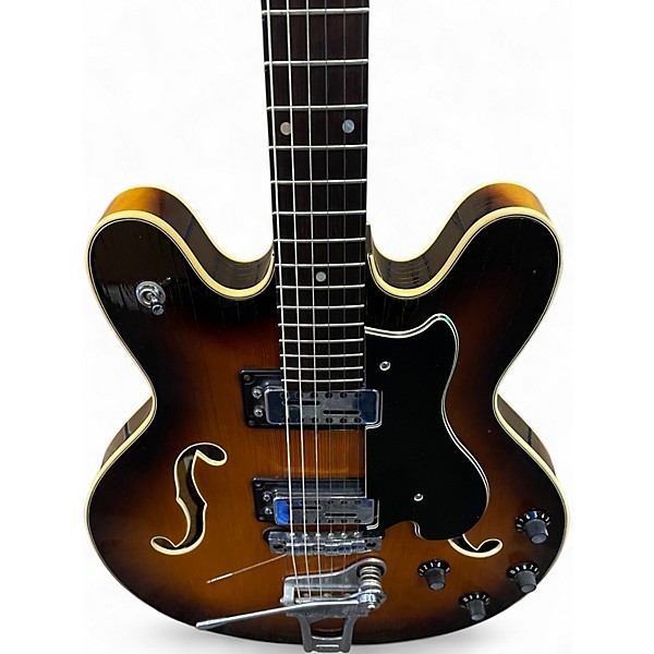 Used Ovation TORNADO 2 Tone Sunburst Hollow Body Electric Guitar