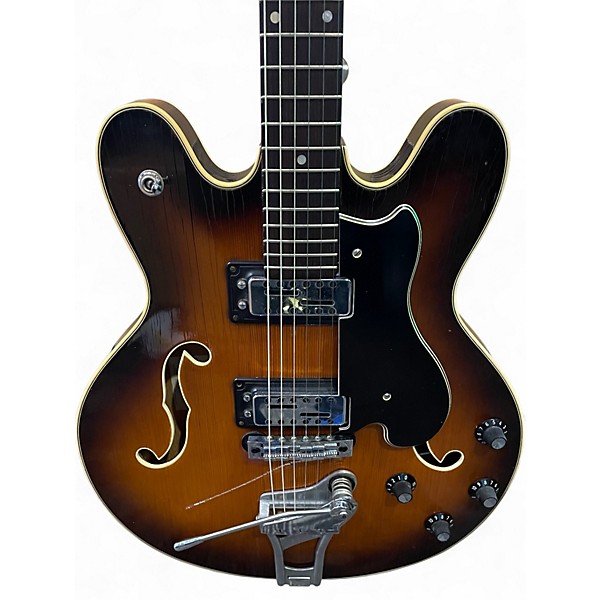 Used Ovation TORNADO 2 Tone Sunburst Hollow Body Electric Guitar