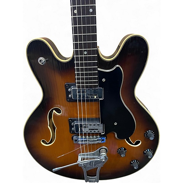 Used Ovation TORNADO 2 Tone Sunburst Hollow Body Electric Guitar