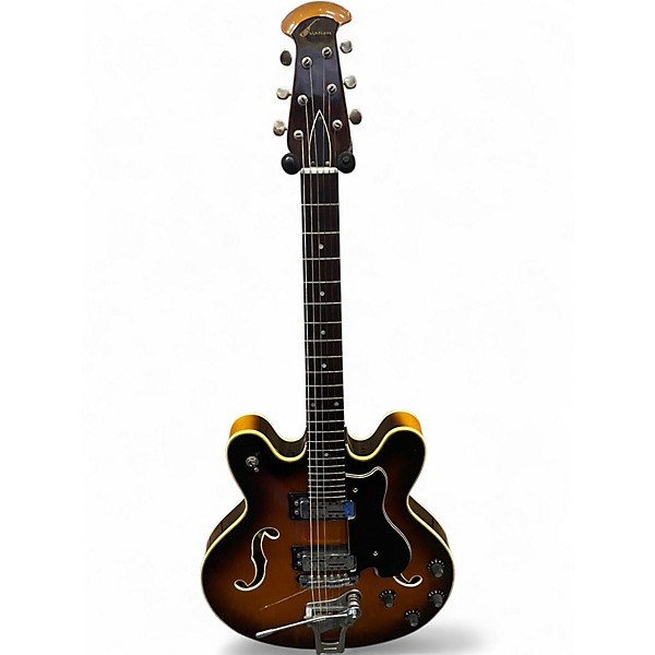 Used Ovation TORNADO 2 Tone Sunburst Hollow Body Electric Guitar