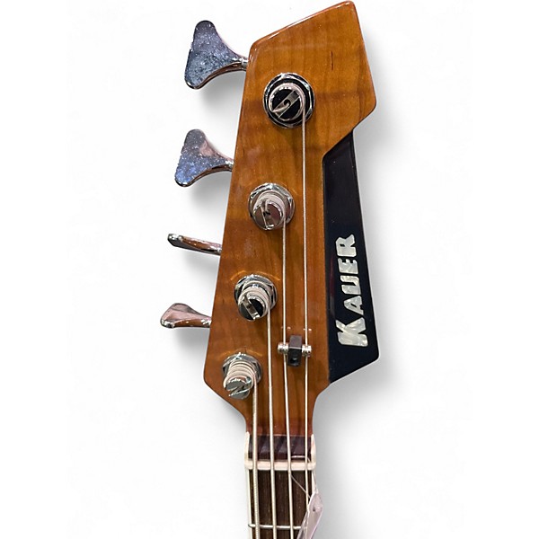 Used Kauer Guitars DRAKEN OLIVE GREEN Electric Bass Guitar