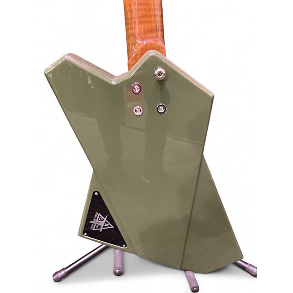 Used Kauer Guitars DRAKEN OLIVE GREEN Electric Bass Guitar