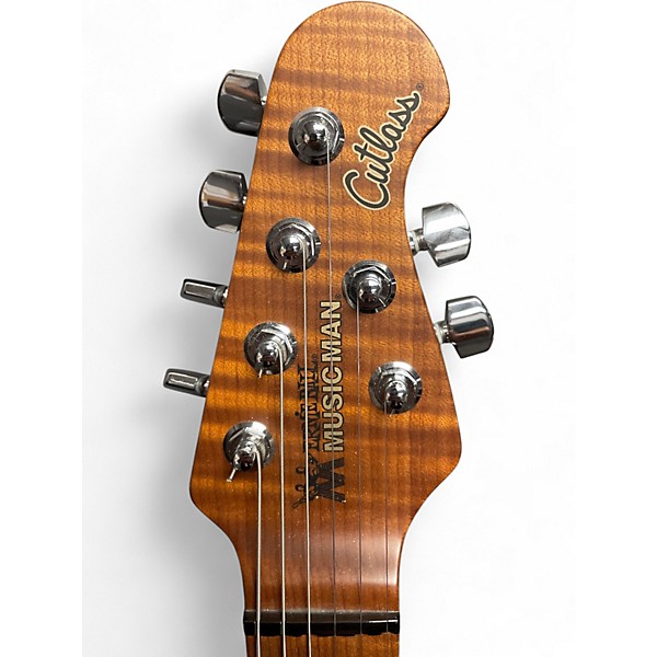 Used Ernie Ball Music Man Cutlass 2 Color Sunburst Solid Body Electric Guitar