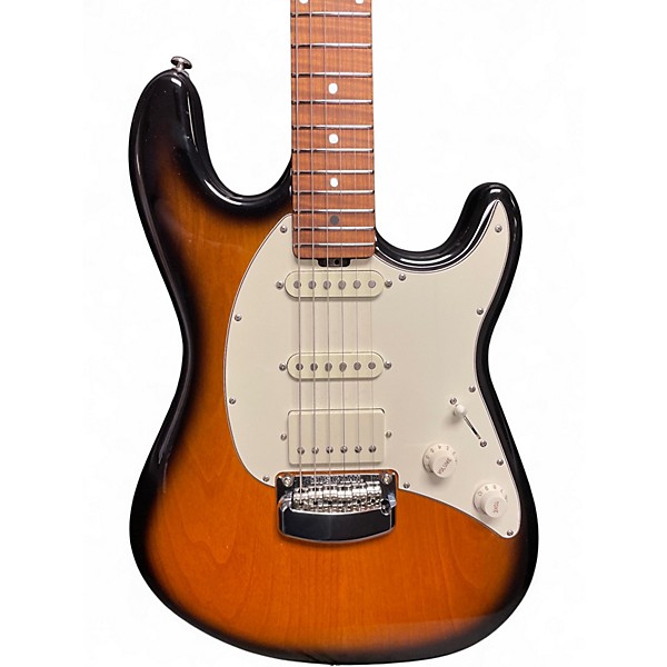 Used Ernie Ball Music Man Cutlass 2 Color Sunburst Solid Body Electric Guitar