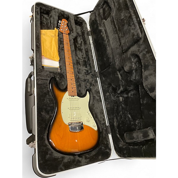 Used Ernie Ball Music Man Cutlass 2 Color Sunburst Solid Body Electric Guitar
