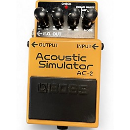 Used BOSS AC2 Acoustic Simulator Effect Pedal