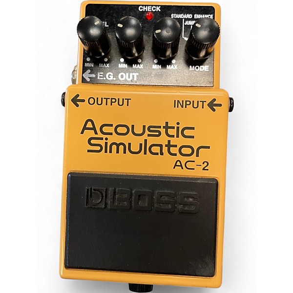 Used BOSS AC2 Acoustic Simulator Effect Pedal