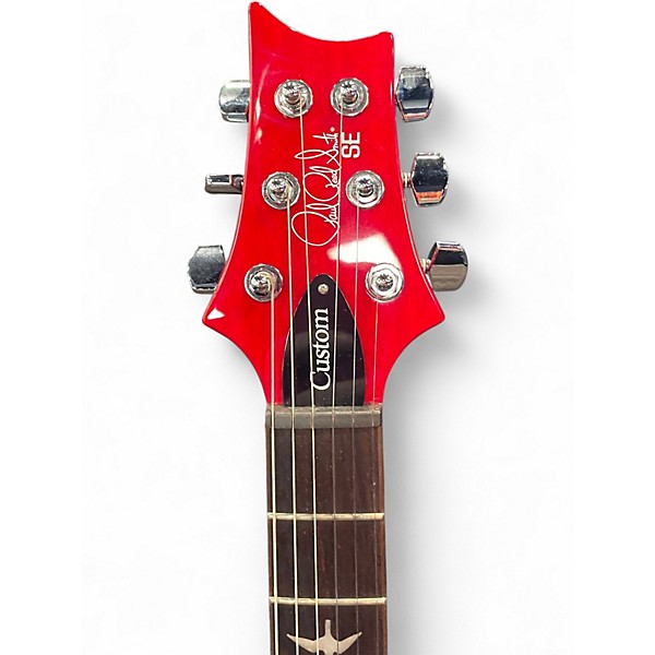 美品 PRS SE Custom 赤 PRS SE Custom 24 Electric Guitar - Fire Red Burst | Sweetwater