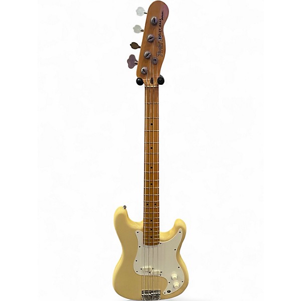 Vintage 1980s Fender BULLET BASS DELUXE Olympic White
