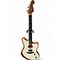 Used Fender ACOUSTASONIC AMERICAN JAZZMASTER White Acoustic Electric Guitar thumbnail