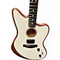 Used Fender ACOUSTASONIC AMERICAN JAZZMASTER White Acoustic Electric Guitar