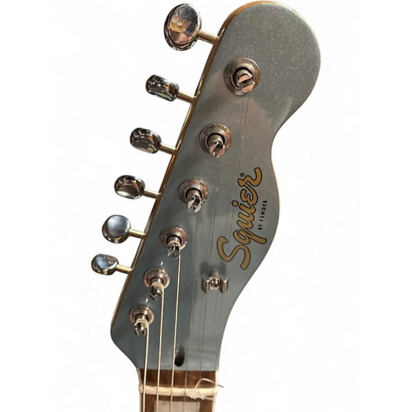 Used Squier Paranormal Offset Telecaster Blue Solid Body Electric Guitar