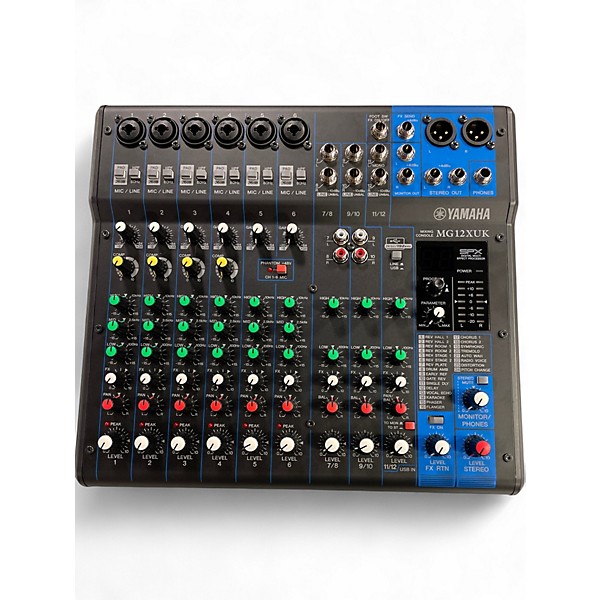 Used Yamaha MG12XUK Unpowered Mixer