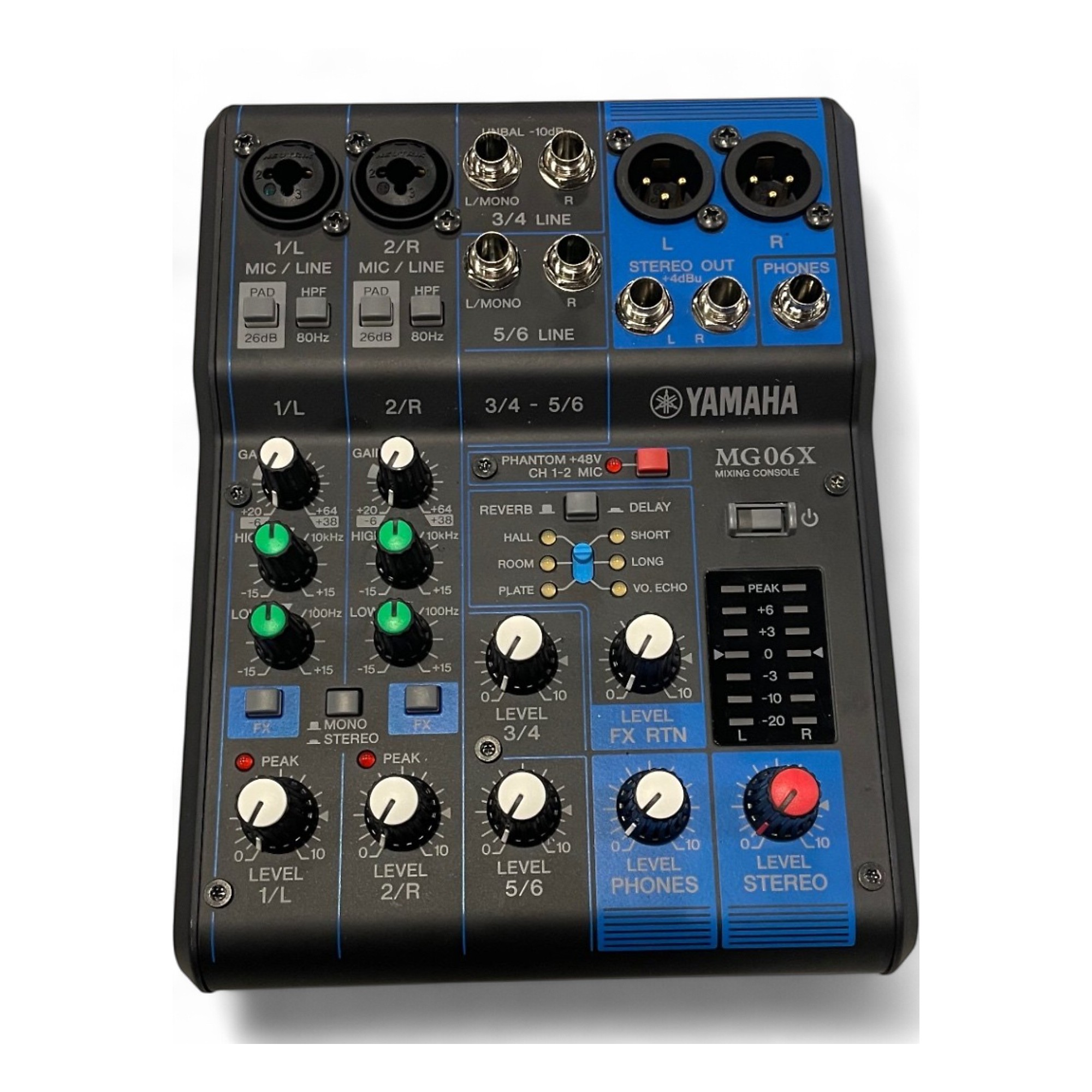 Used Yamaha MG06X Unpowered Mixer | Guitar Center