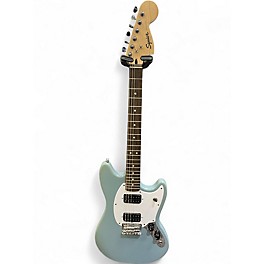 Used Squier Bullet Mustang HH Blue Agave Solid Body Electric Guitar